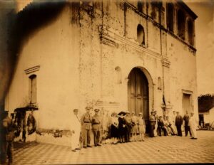 President Moncada & Town Ladies, also Marines & Liberals, Masaya, 1929.