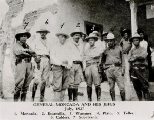 General Moncada And His Jefes, July, 1927.